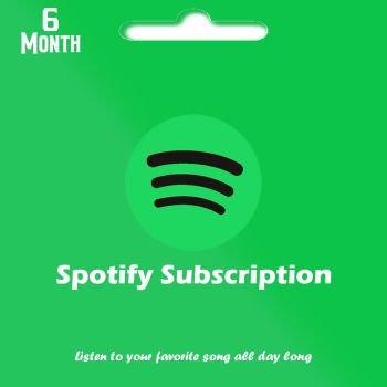 Spotify Gift Card 6 Month