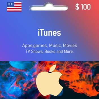 Apple iTunes Gift Cards USD $100