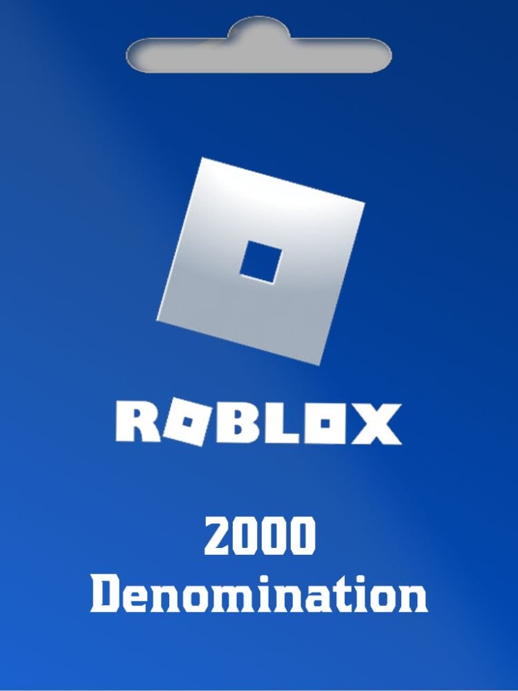 Roblox Gift Card - 2000 Robux [Includes Exclusive Virtual Item] [Online  Game Code] - NGC