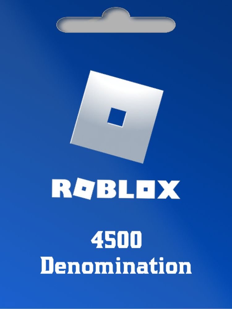 Roblox Gift Card - 4,500 Robux [Online Game Code]
