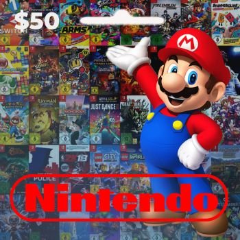 Nintendo eShop Gift Card USD $50