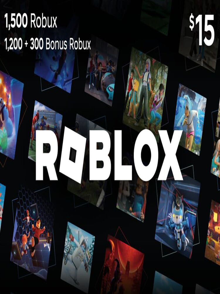 Roblox Digital Gift Card - 1,500 Robux