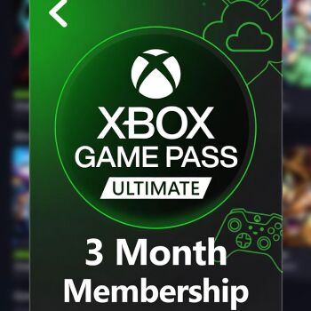Xbox Game Pass Ultimate – 3 Month Membership – Xbox, Windows, Cloud Gaming Devices [Digital Code]