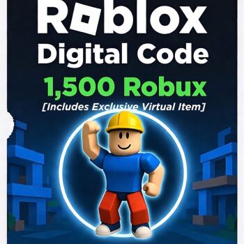 Roblox Digital Gift Card - 1,500 Robux [Includes Exclusive Virtual Item] [Digital Code]