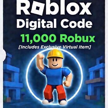 Roblox Digital Gift Card - 11,000 Robux [Includes Exclusive Virtual Item] [Digital Code]
