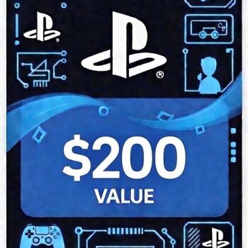 Playstation Card USD $200