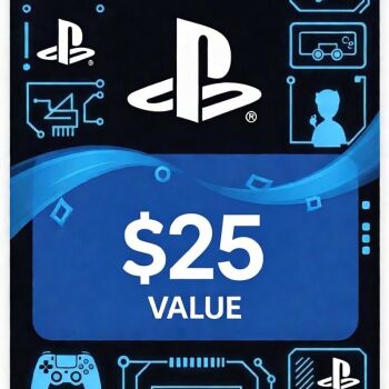 Playstation Card $ 25 USD