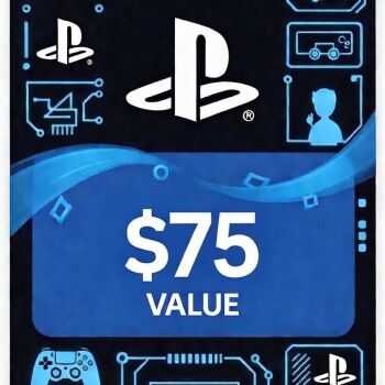 Playstation Card USD $75