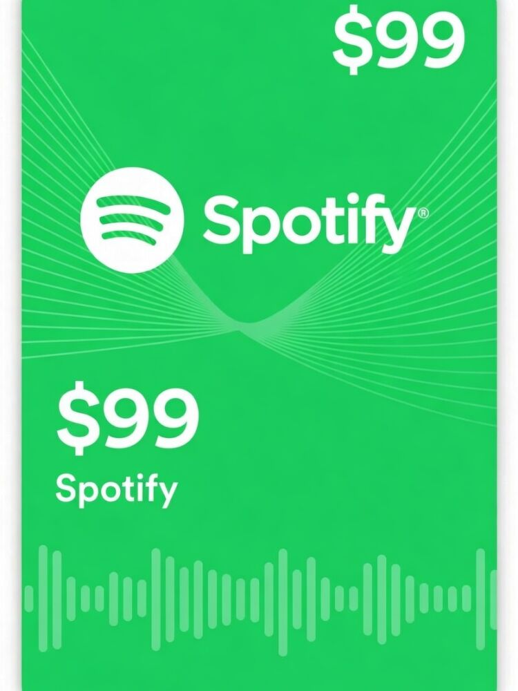 Spotify $99 12 Month eGift Card