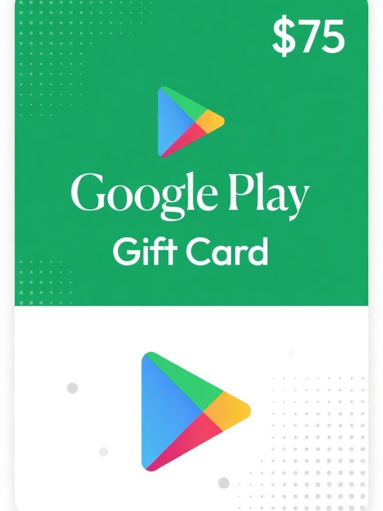 Google Play gift code (Email Delivery - US Only) $75