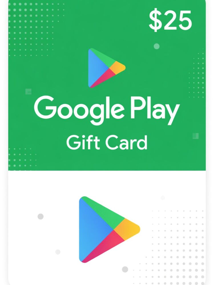 Google Play gift code - $25