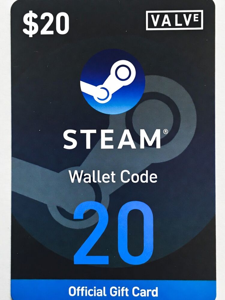 Steam Wallet Code USD $20