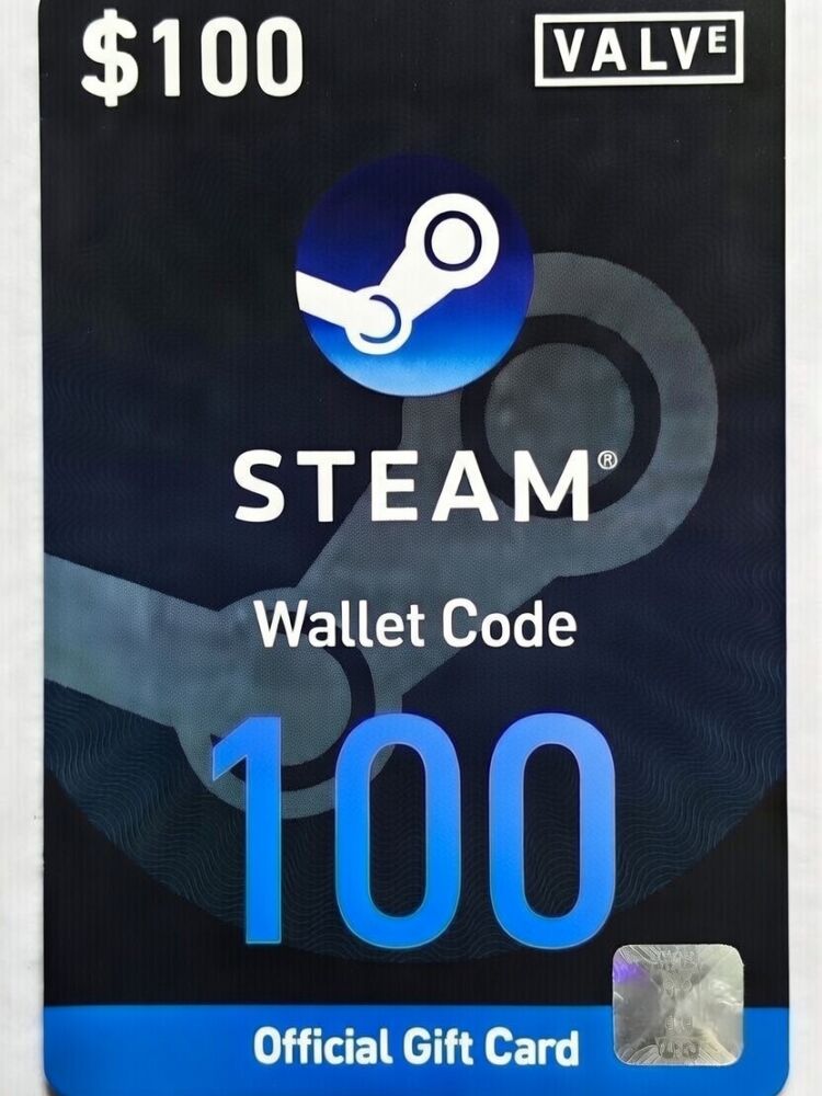 Steam Wallet Code USD $100