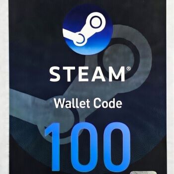 Steam Wallet Code USD $100