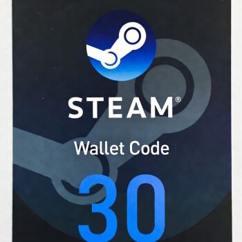 Steam Wallet Code USD $30