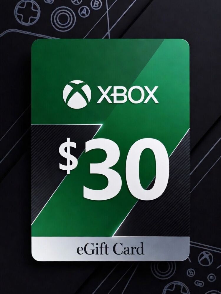 Xbox Gift Card USD $30 - Digital Code