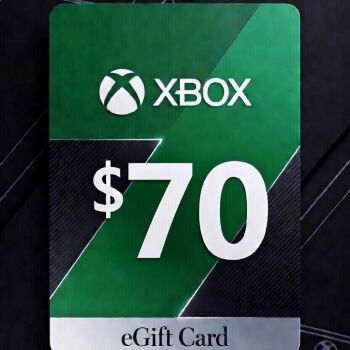 Xbox Gift Card USD $70 - Digital Code