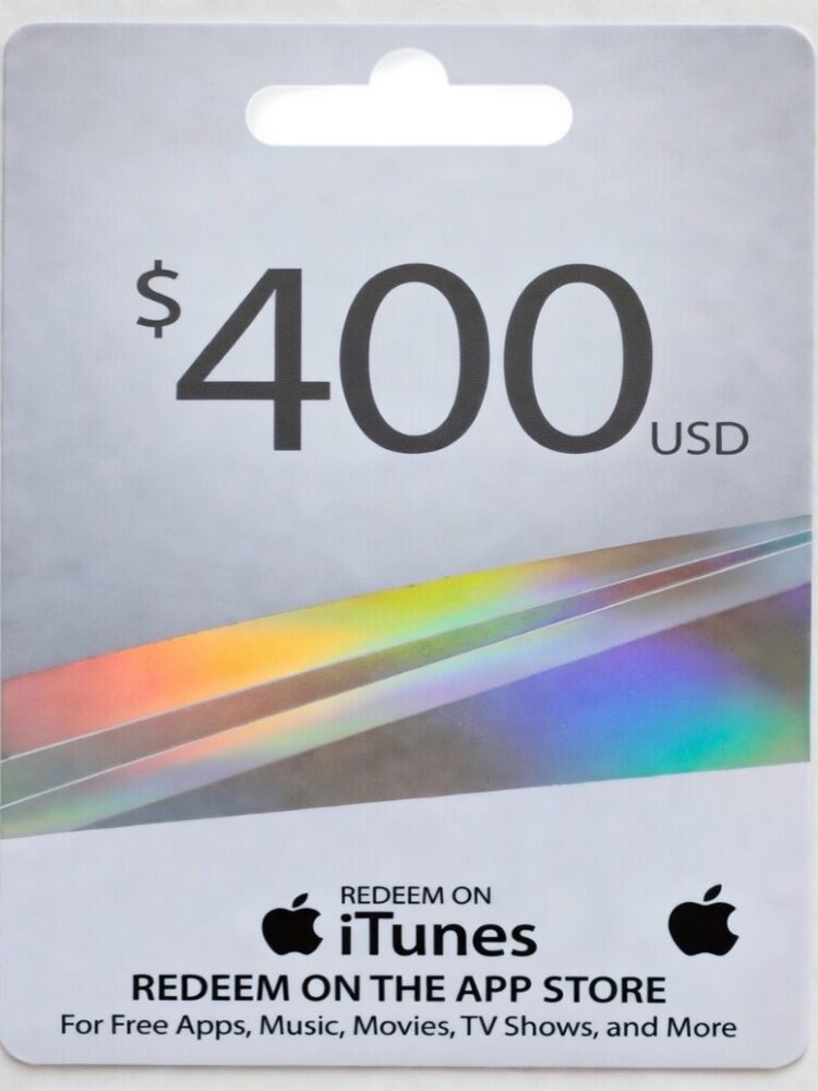 Apple eGift Card $400