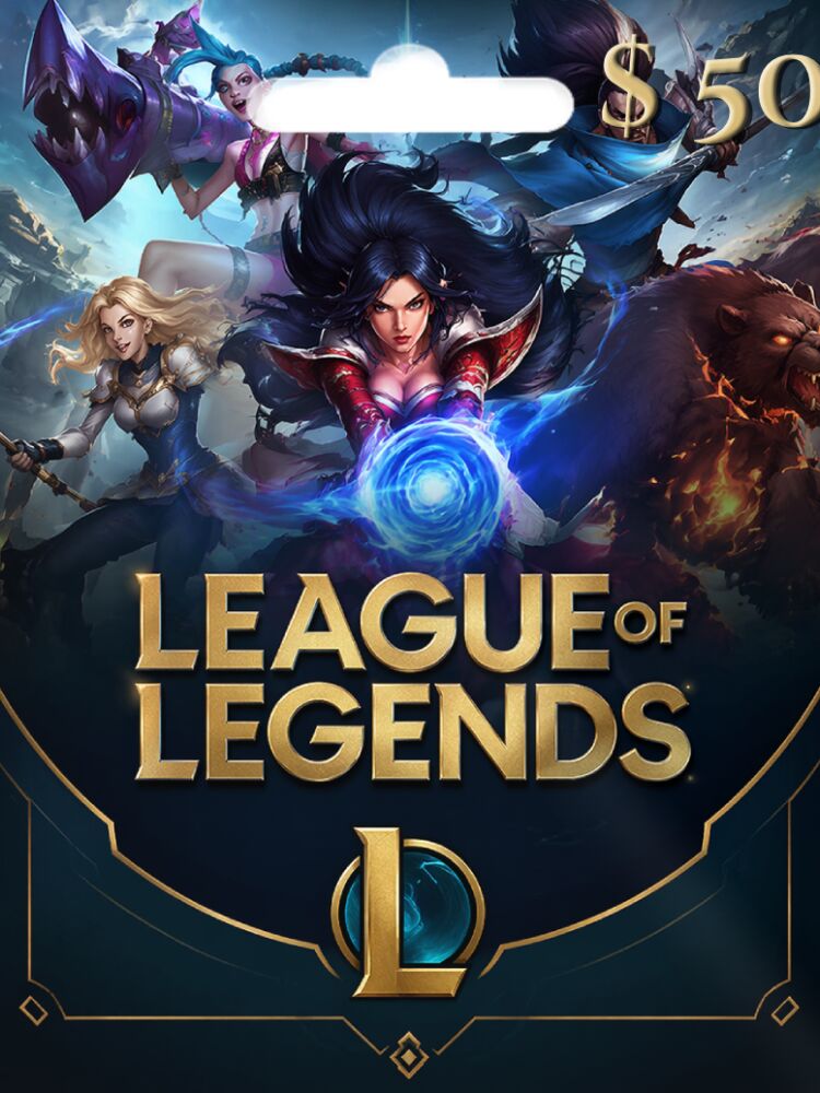 League of Legends USD $50 [Online Game Code]