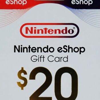Nintendo eShop Gift Card USD $20