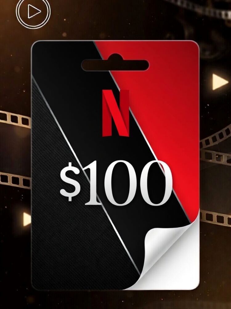 Netflix Gift Cards USD $100