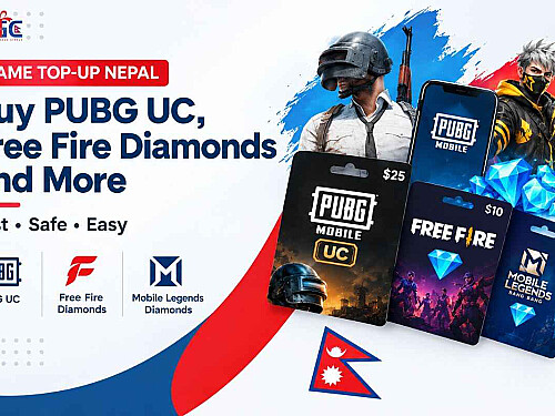 Game Top-Up Nepal: Buy PUBG UC, Free Fire Diamonds and More